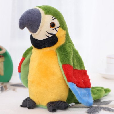 Parrot electric plush toy