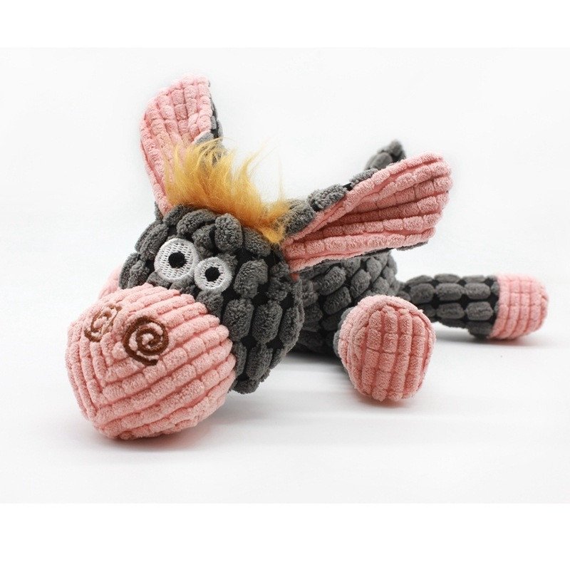 Cute Plush Puzzle Interactive Toy for Dogs Cat Chew Squea - Image 2