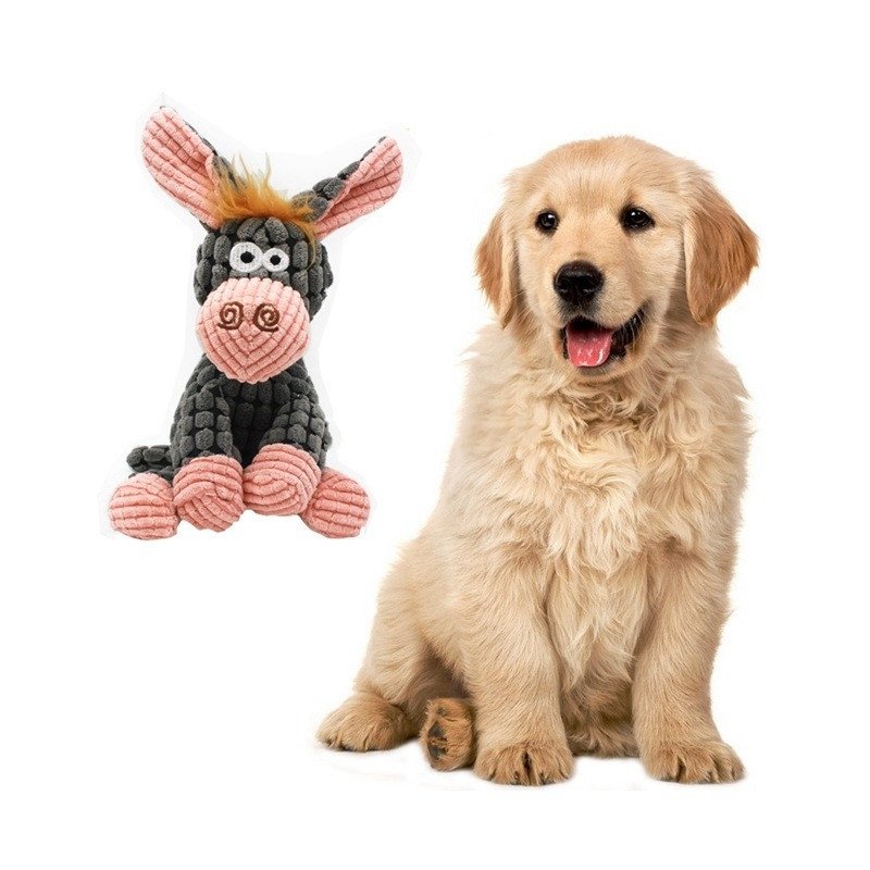 Cute Plush Puzzle Interactive Toy for Dogs Cat Chew Squea - Image 3